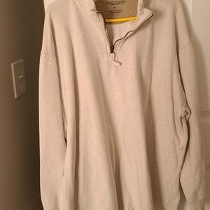 Tan Quarter Zip Pullover